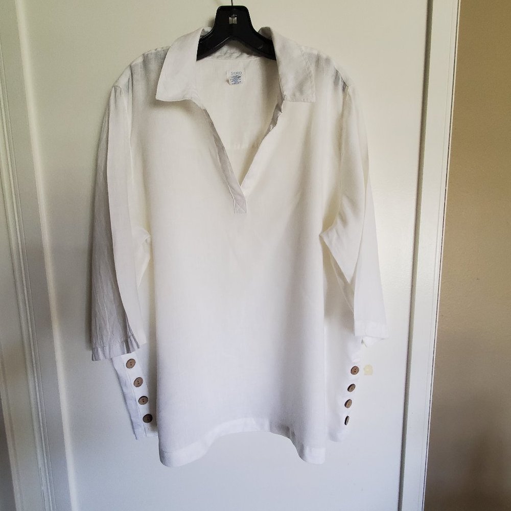 Sigrid Olsen Linen Tunic